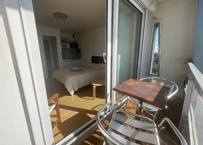 - Balcon - Bord De 아파트 쿠르쇨 쉬르 메르